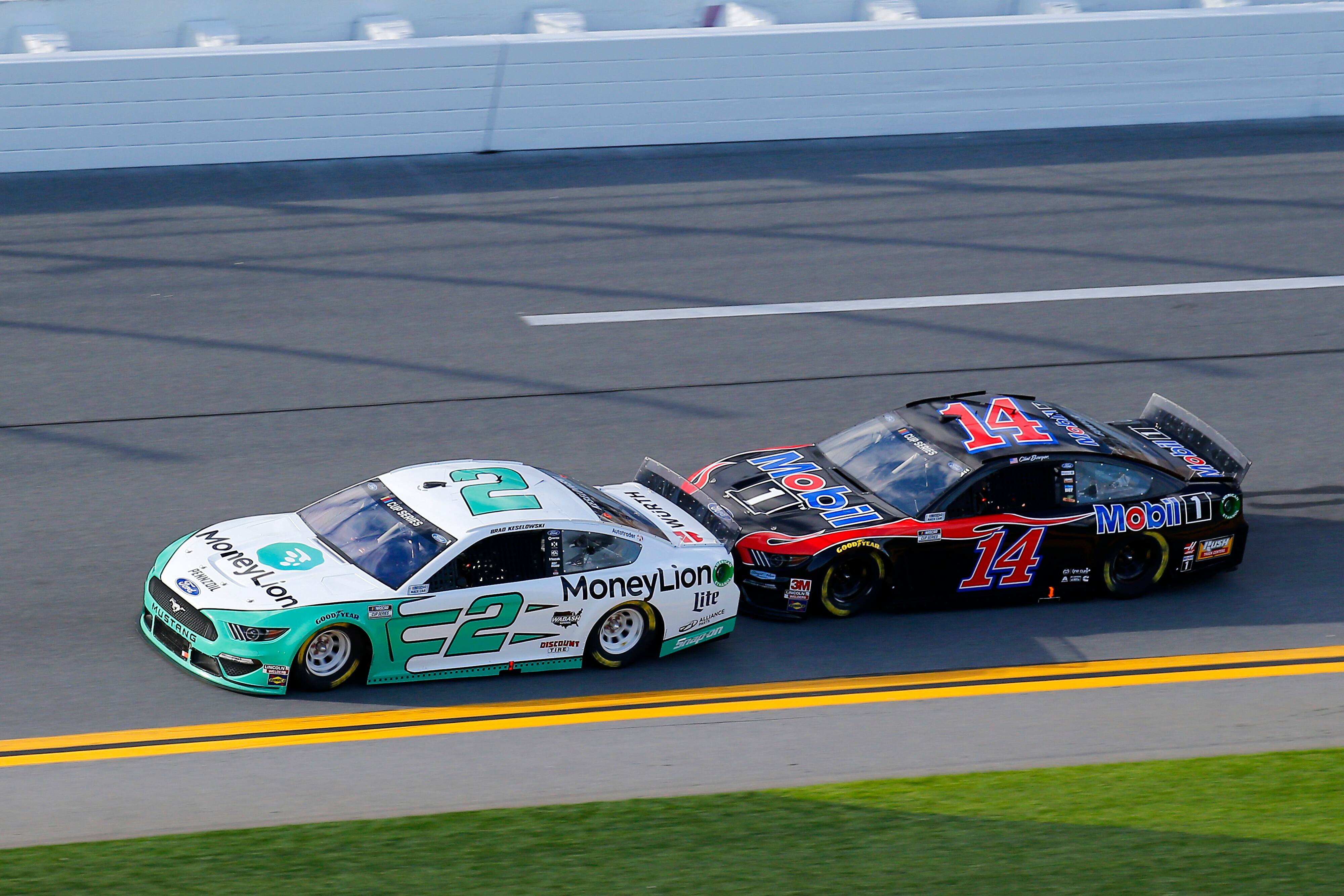 Team Penske's Brad Keselowski (2) appeared to have the car to beat. Team Penske's Brad Keselowski (2) appeared to have the car to beat.